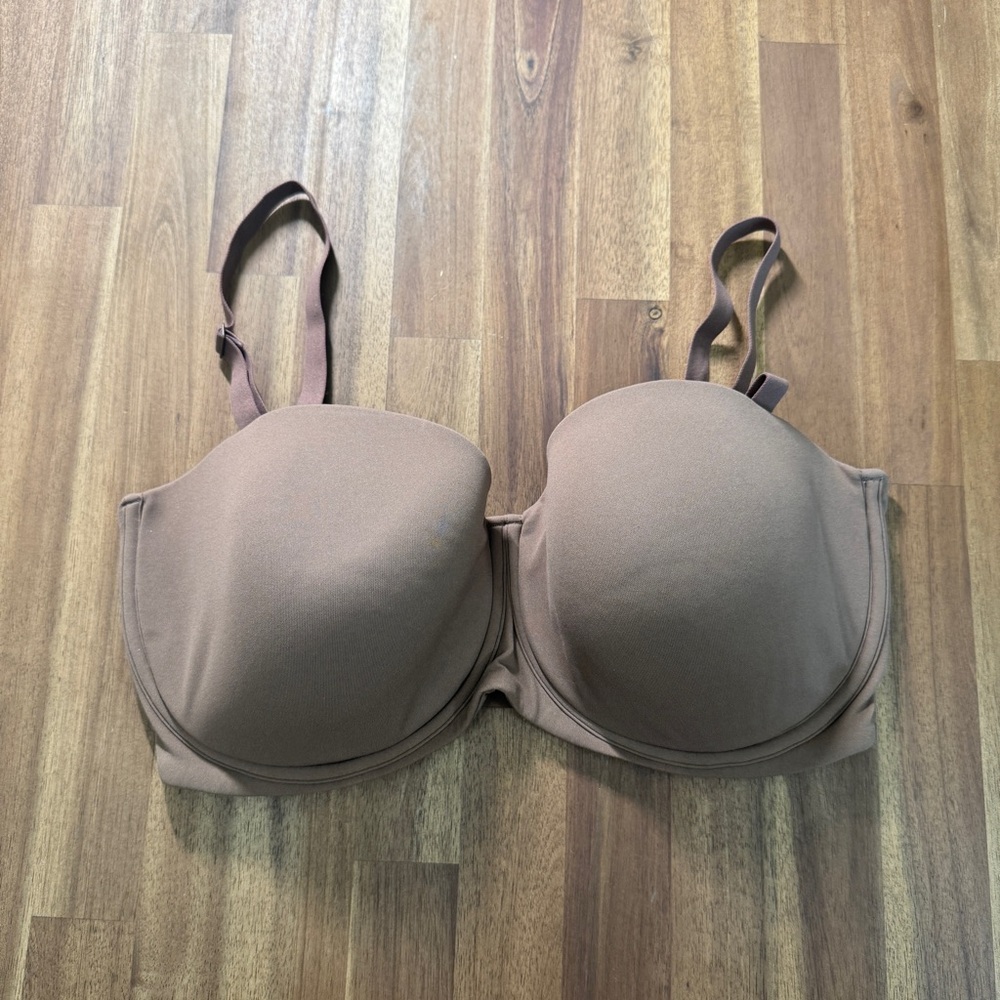 SKIMS Fits Everybody Strapless Bra Brown Jasper